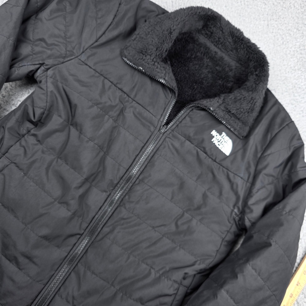 The North Face Black Puffer Jacket with Sherpa Collar